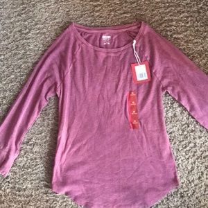 Mossimo Long Sleeve Pink Tshirt